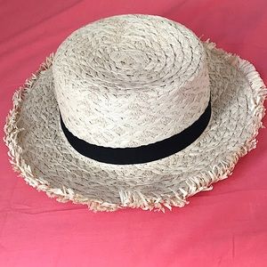 💕NWOT Blush Pink Straw Hat 💕